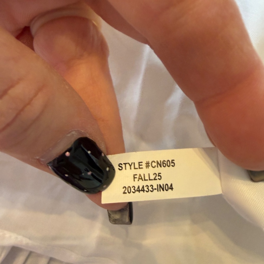 New! J. Crew Amelia Long Sleeve Cotton Poplin Shirt Dress White 25206 - Picture 15 of 16